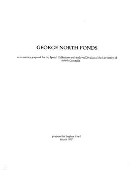George North fonds